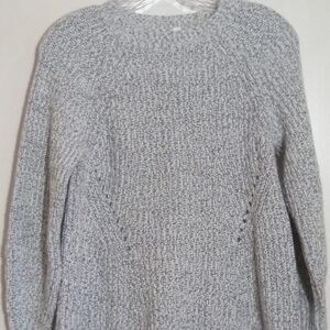 Gap marled thick crew neck sweater women's size small